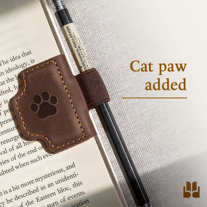 BygoneMark - LAST DAY 70% OFF - Personalized Magnetic Leather Pen Holder Bookmark