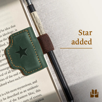 BygoneMark - LAST DAY 70% OFF - Personalized Magnetic Leather Pen Holder Bookmark