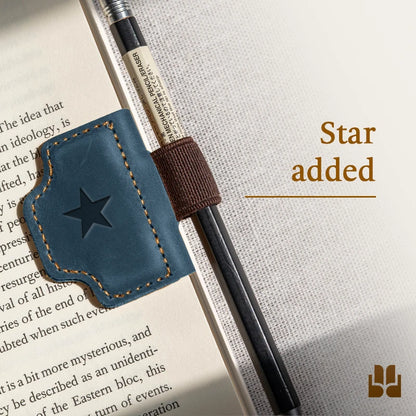 BygoneMark - LAST DAY 70% OFF - Personalized Magnetic Leather Pen Holder Bookmark
