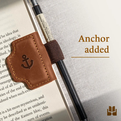 BygoneMark - LAST DAY 70% OFF - Personalized Magnetic Leather Pen Holder Bookmark