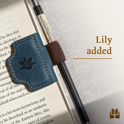 BygoneMark - LAST DAY 70% OFF - Personalized Magnetic Leather Pen Holder Bookmark