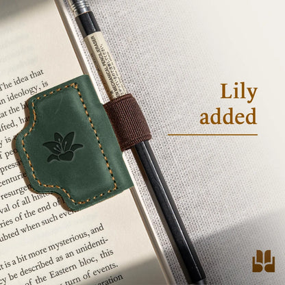 BygoneMark - LAST DAY 70% OFF - Personalized Magnetic Leather Pen Holder Bookmark