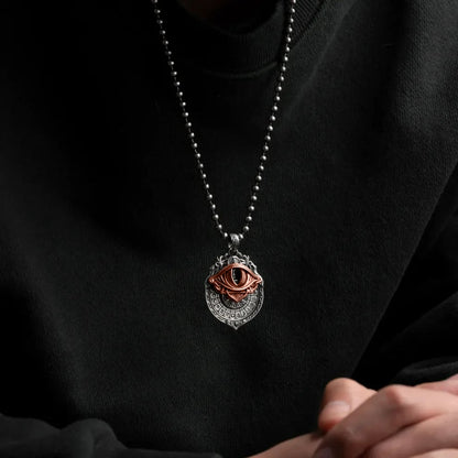 🔥👁️‍🗨️Handmade Tarot Vision Pendant: Connect to Cosmic Wisdom Anytime(Cheat Sheet Included)