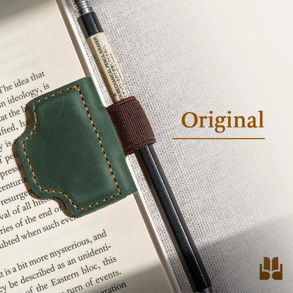 BygoneMark - LAST DAY 70% OFF - Personalized Magnetic Leather Pen Holder Bookmark
