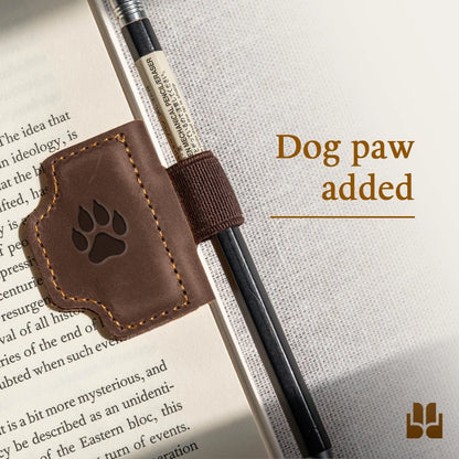 BygoneMark - LAST DAY 70% OFF - Personalized Magnetic Leather Pen Holder Bookmark