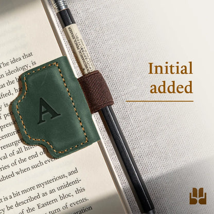 BygoneMark - LAST DAY 70% OFF - Personalized Magnetic Leather Pen Holder Bookmark