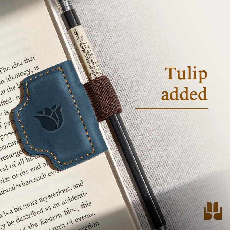 BygoneMark - LAST DAY 70% OFF - Personalized Magnetic Leather Pen Holder Bookmark