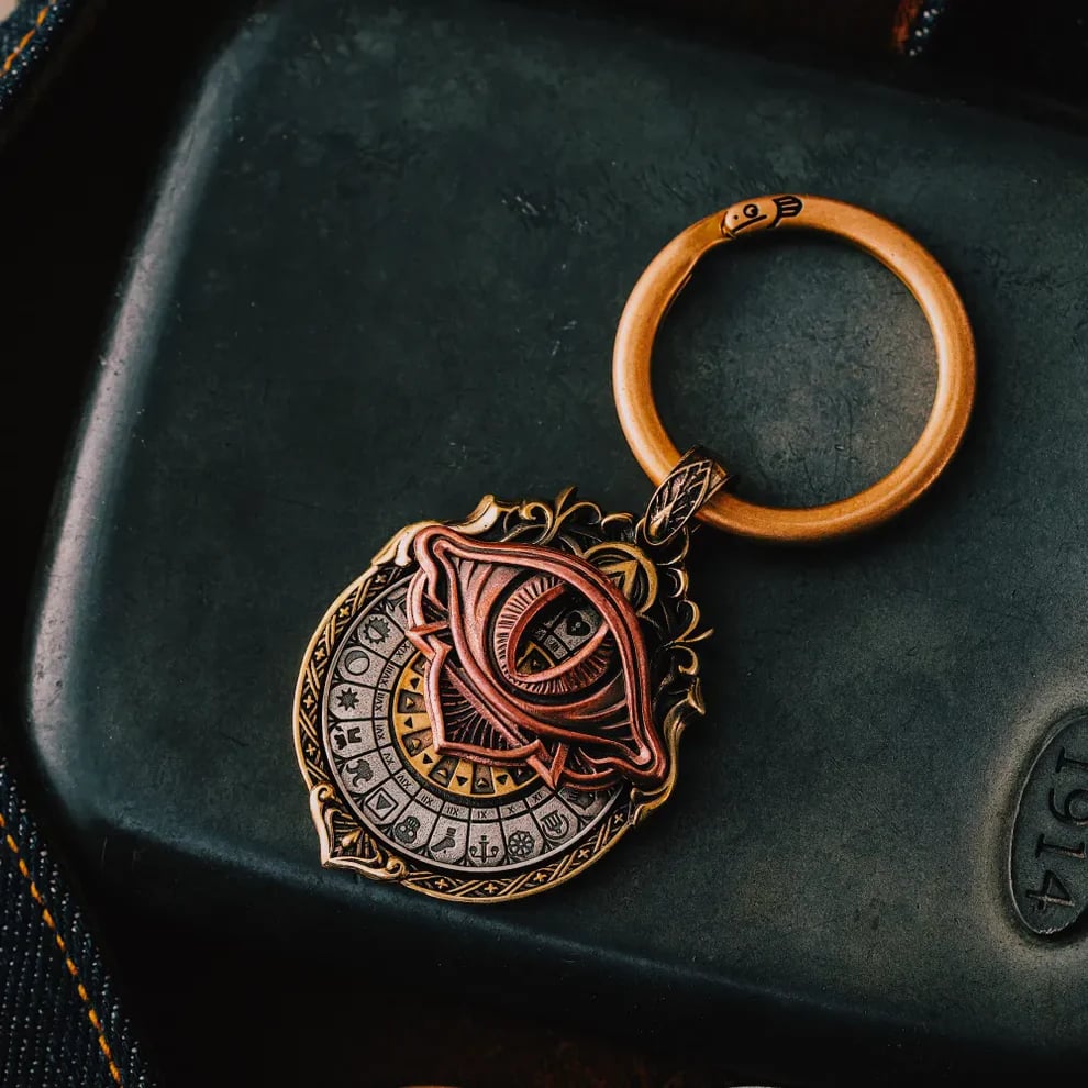 🔥👁️‍🗨️Handmade Tarot Vision Pendant: Connect to Cosmic Wisdom Anytime(Cheat Sheet Included)