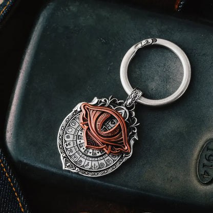 🔥👁️‍🗨️Handmade Tarot Vision Pendant: Connect to Cosmic Wisdom Anytime(Cheat Sheet Included)
