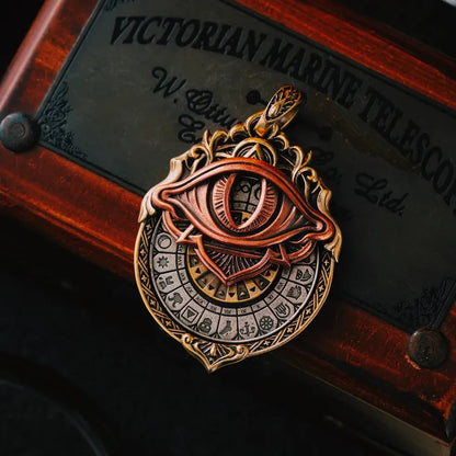 🔥👁️‍🗨️Handmade Tarot Vision Pendant: Connect to Cosmic Wisdom Anytime(Cheat Sheet Included)