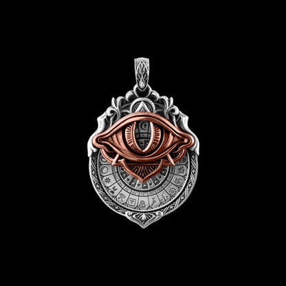 🔥👁️‍🗨️Handmade Tarot Vision Pendant: Connect to Cosmic Wisdom Anytime(Cheat Sheet Included)