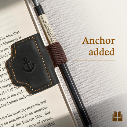 BygoneMark - LAST DAY 70% OFF - Personalized Magnetic Leather Pen Holder Bookmark