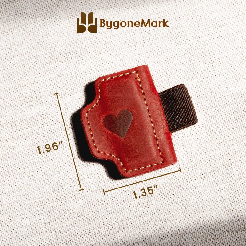 BygoneMark - LAST DAY 70% OFF - Personalized Magnetic Leather Pen Holder Bookmark